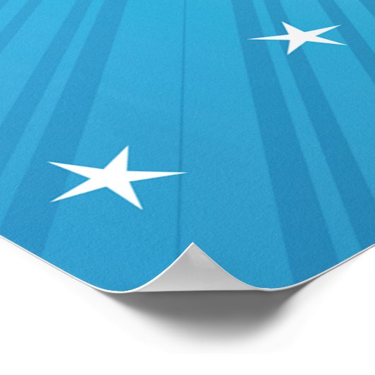 Blue Illinois Poster (Hoek)