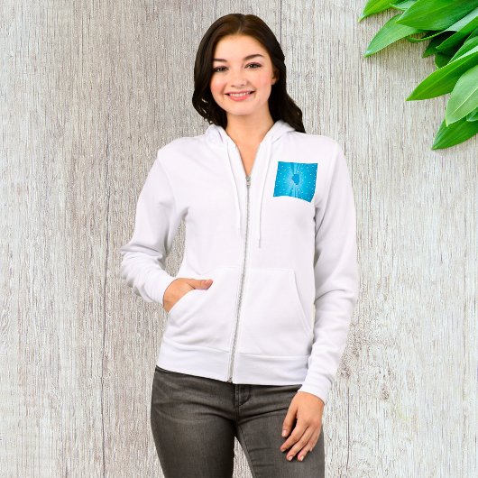 Blue Illinois Vrouwen Full-Zip Hoodie