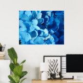Blue Impression (hydrangea) Poster (Thuiskantoor)