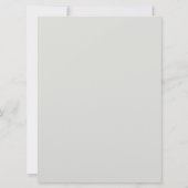 Blue Impression Wedding Uitnodiging (Achterkant)