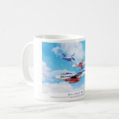 Blue Impulse Japan Air Self-Defense Force (JASDF) Koffiemok (Voorkant links)