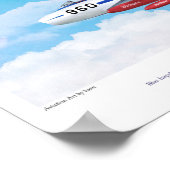 Blue Impulse  Japan Air Self-Defense Force (JASDF) Poster (Hoek)