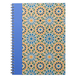 Blue in Bloom Boho Pattern Notitieboek