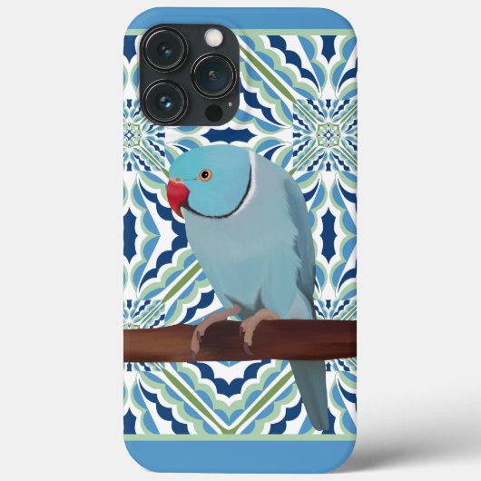 Blue Indian Ringneck Parkiet Case-Mate iPhone Case (Achterkant)