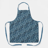 Blue Indigo leveert Twigs Pattern Schort (Voorkant)