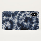 Blue Indigo Shibori Tie Dye Case-Mate iPhone Case (Achterkant (horizontaal))