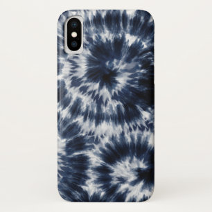Blue Indigo Shibori Tie Dye Case-Mate iPhone Case