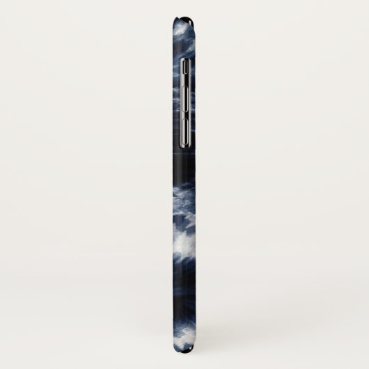 Blue Indigo Shibori Tie Dye Case-Mate iPhone Case (Achterkant/links)