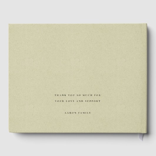 BLUE INDIGO WATERVERF CHEVRON BAR BAT MITZVAH GASTENBOEK (Achterkant)