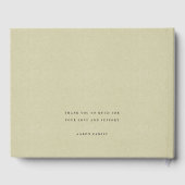 BLUE INDIGO WATERVERF CHEVRON BAR BAT MITZVAH GASTENBOEK (Achterkant)