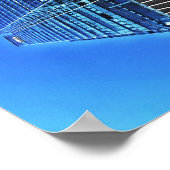 Blue Industrial Building A4 Poster (Hoek)