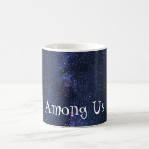 Blue Infinite Galaxy Coffee Mok