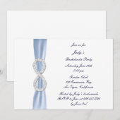 Blue Infinity Bachelorette Party Kaart (Voorkant / Achterkant)