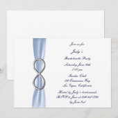 Blue Infinity Bachelorette Party Kaart (Voorkant / Achterkant)