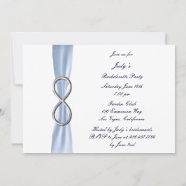 Blue Infinity Bachelorette Party Kaart