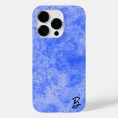 Blue Ink Mess Persoonlijke telefoontas Case-Mate iPhone Case (Achterkant)