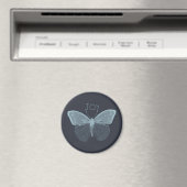 Blue Inspirerend Joy Butterfly Magneet (Insitu (Vaatwasser))