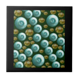 Blue Irah Tile Design Tegeltje