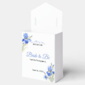 Blue Iris Bride to Be Something Blue Bridal Shower Bedankdoosjes (Geopend)