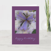 Blue Iris Card Kaart (Voorkant)