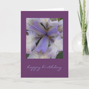 Blue Iris Card Kaart