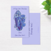 Blue Iris Floral Design Personalized Cadeaucard La Visitekaartjes (Bureau)