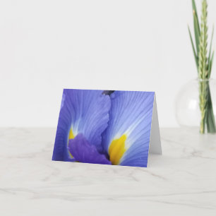 Blue Iris Flowers Detail Note-kaarten Notitiekaartje
