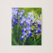 "Blue Iris Impressions" Legpuzzel (Verticaal)