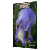 Blue Iris Macro Foto Bloem Natuur Kunst Klembord (Links)