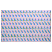 Blue Iris moderne florale waterverf kunst Stof (Yard (91,4 cm))