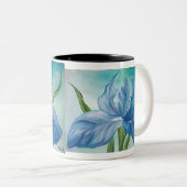 Blue Iris-Mok Tweekleurige Koffiemok (Voorkant rechts)