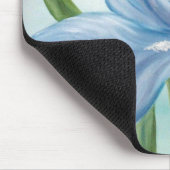 Blue Iris Mousepad Muismat (Hoek)
