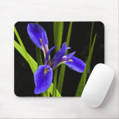 Blue Iris Mousepad Muismat (Met muis)