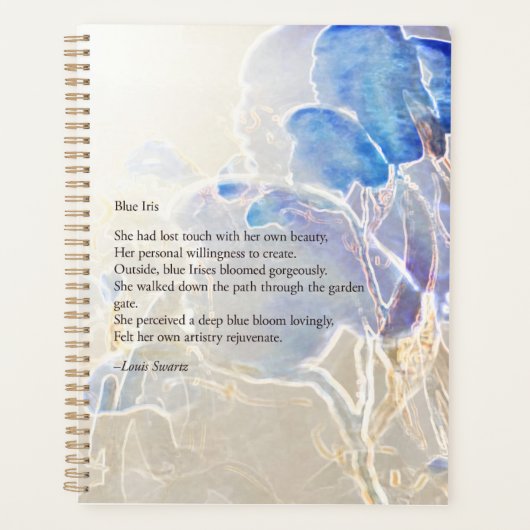 Blue Iris Planner (Voorkant)
