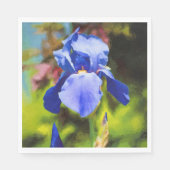 Blue Iris Servet (Voorkant)