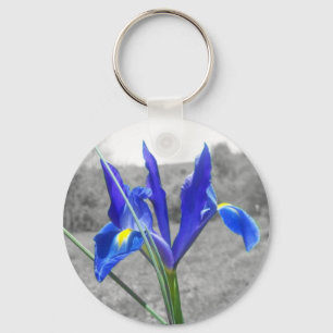 Blue Iris Sleutelhanger