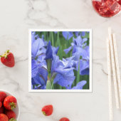 Blue Iris Table Napkin Servet (Insitu)