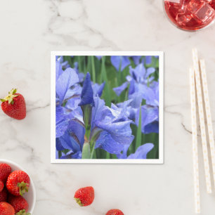 Blue Iris Table Napkin Servet