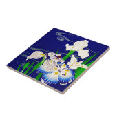 Blue Iris Tegeltje (Zijkant)