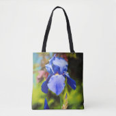 Blue Iris Tote Bag (Voorkant)