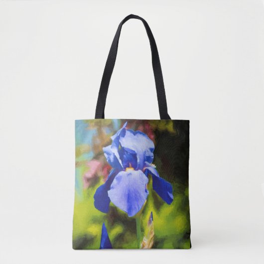 Blue Iris Tote Bag (Voorkant)