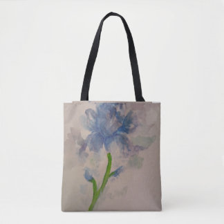 Blue Iris Tote Bag