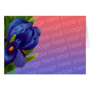 Blue Iris ventilator je fotokaart