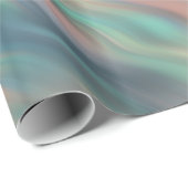 Blue Iris Wavy Texture Cadeaupapier (Rol Hoek)