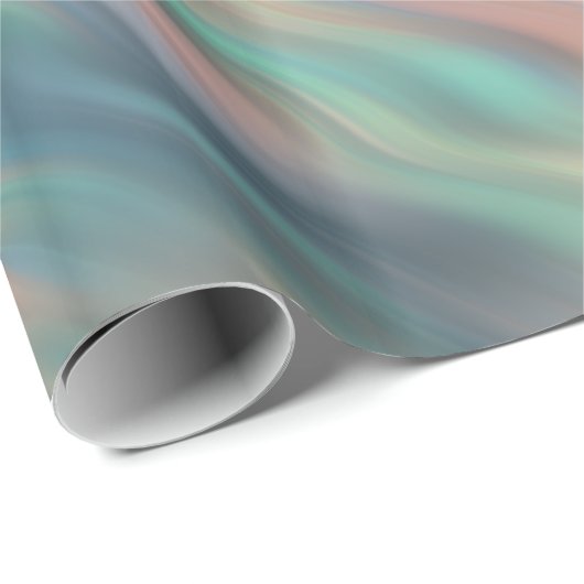 Blue Iris Wavy Texture Cadeaupapier (Rol Hoek)