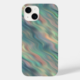 Blue Iris Wavy Texture Case-Mate iPhone Case