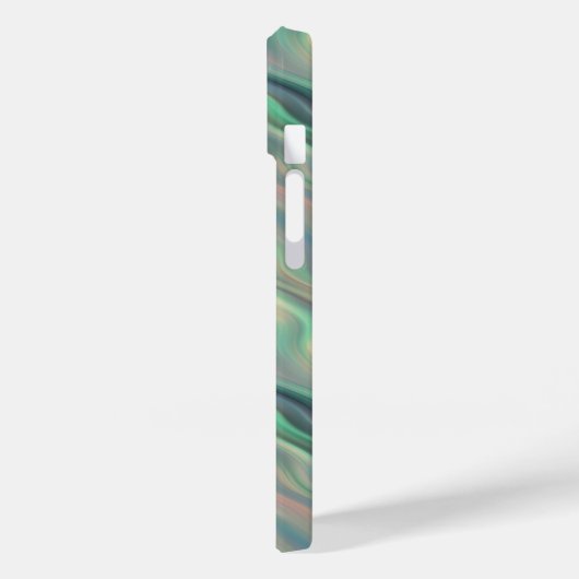 Blue Iris Wavy Texture Case-Mate iPhone Case (Achterkant / Links)