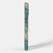 Blue Iris Wavy Texture Case-Mate iPhone Case (Achterkant / Rechts)