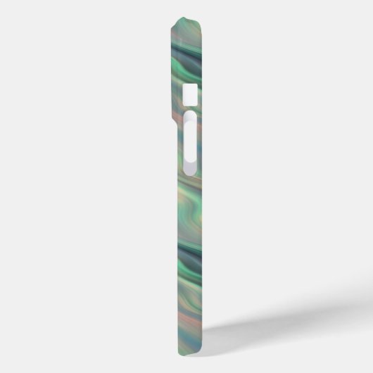 Blue Iris Wavy Texture Case-Mate iPhone Case (Achterkant / Links)