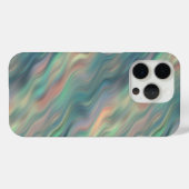 Blue Iris Wavy Texture Case-Mate iPhone Case (Achterkant (horizontaal))